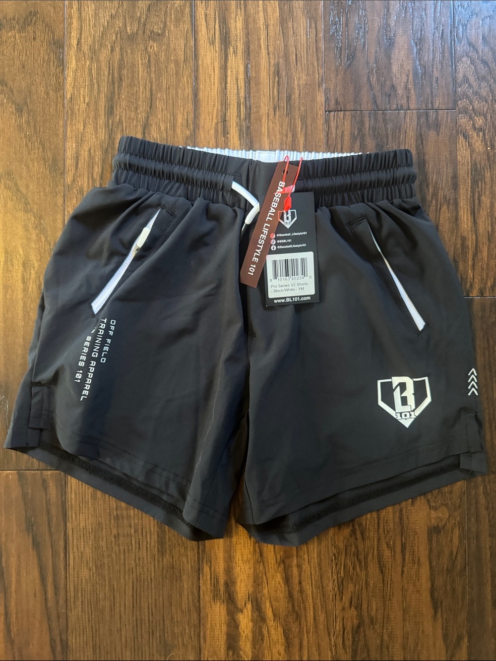 Kid’s Black BSBL101 Shorts
